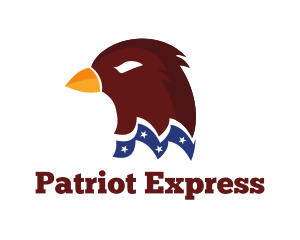 Stars Patriotic Bird logo design