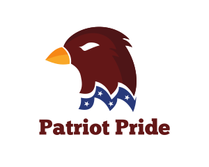 Stars Patriotic Bird logo design