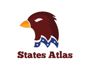 Stars Patriotic Bird logo design