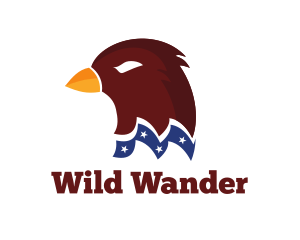 Stars Patriotic Bird logo design