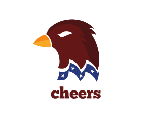 United States - Stars Patriotic Bird logo design