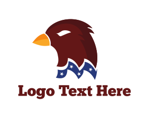 Stars Patriotic Bird Logo