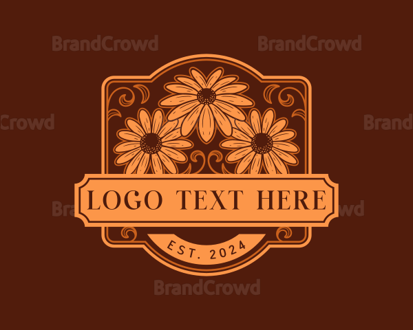 Flower Garden Floral Logo