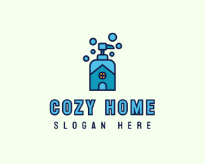 Sanitizing Home Care logo design