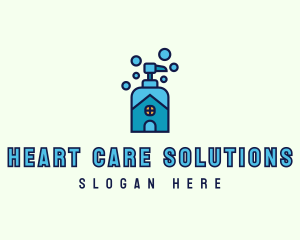 Sanitizing Home Care logo design