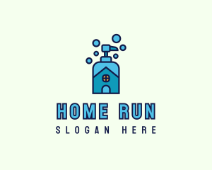 Sanitizing Home Care logo design