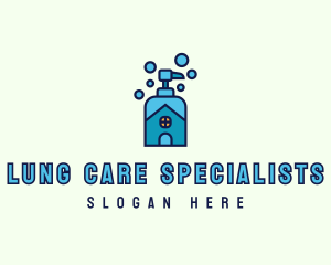 Sanitizing Home Care logo design