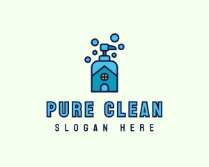 Sanitizing Home Care logo design