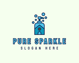 Cleanliness - Sanitizing Home Care logo design