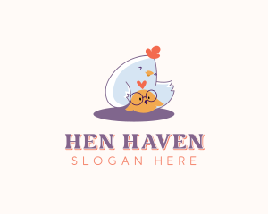 Mother Hen Daycare logo design