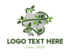 Plant - Organic Leaf Tooth logo design