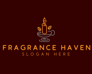 Scent - Organic Scented Candle logo design