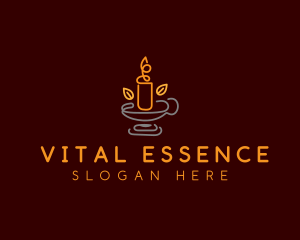 Organic Scented Candle logo design