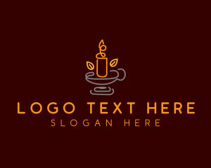 Light - Organic Scented Candle logo design