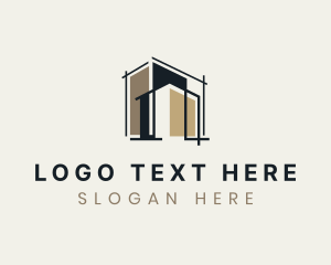 Architectural - Home Builder Architecture logo design