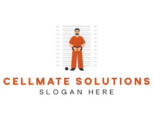 Inmate - Male Inmate Suspect logo design