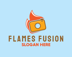 Flame Photography Studio logo design