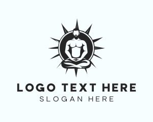 Enlightenment - Yoga Zen Wellness logo design