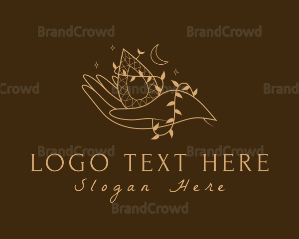 Luxury Hand Gemstone Logo