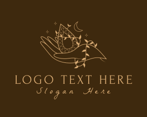 Deluxe - Luxury Hand Gemstone logo design