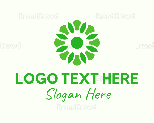 Organic Flower Garden Logo