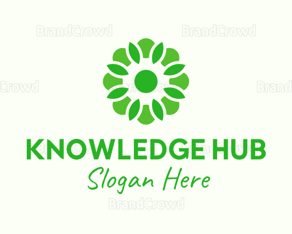 Organic Flower Garden Logo