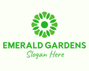 Organic Flower Garden logo design