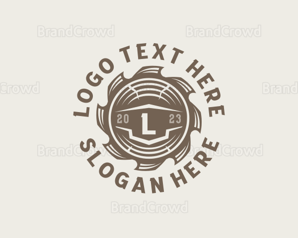 Rustic Carpentry Woodwork Logo