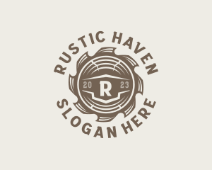 Rustic Carpentry Woodwork logo design