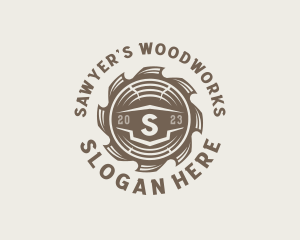 Sawyer - Rustic Carpentry Woodwork logo design