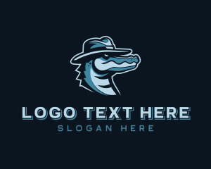 Gaming - Fedora Alligator Mafia logo design