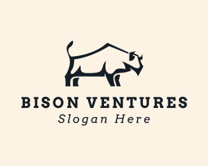 Bull Bison Farm logo design