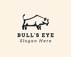 Bull Bison Farm logo design