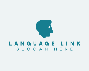 Bilingual - Generic Man Head logo design