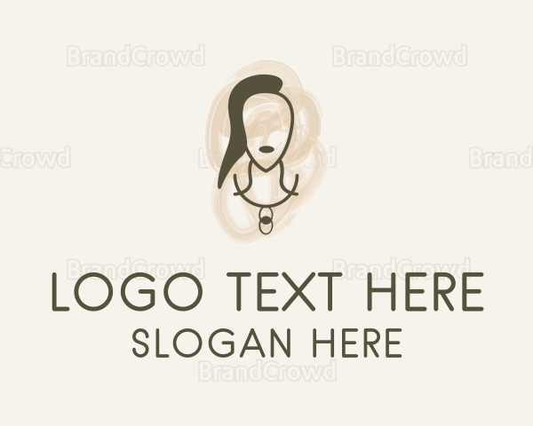 Luxury Necklace Jewelry Logo