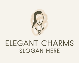 Necklace - Luxury Necklace Jewelry logo design