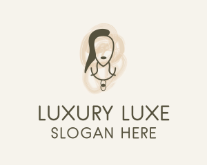 Luxury Necklace Jewelry  logo design