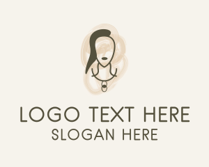 Luxury Necklace Jewelry  Logo