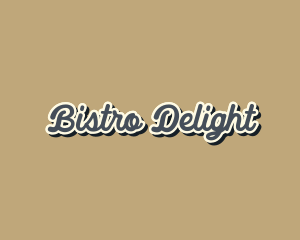 Retro Cursive Boutique logo design