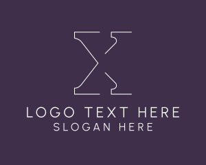 Letter X - Photographer Event Studio logo design