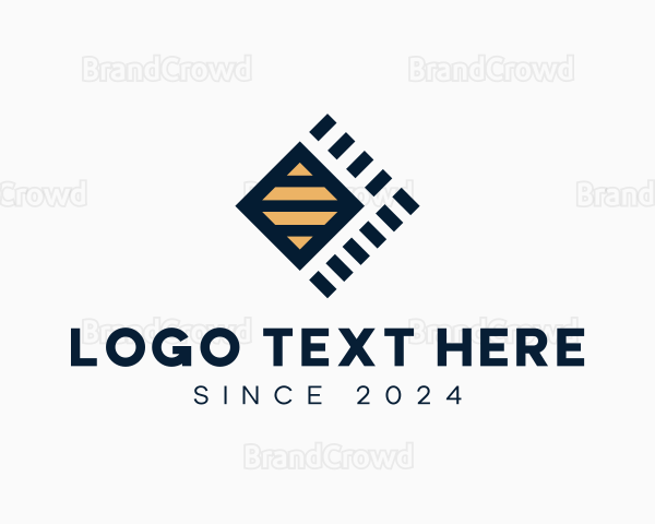 Marketing Geometric Diamond Logo