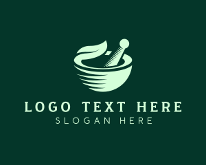 Vitamin - Organic Herbal Bowl logo design