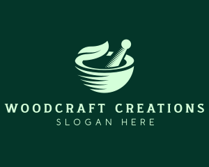 Organic Herbal Bowl logo design