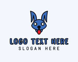 Veterinary - Cartoon Pet Dog logo design