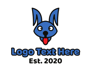 K9 - Blue Ear Dog logo design