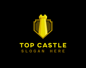 Tower Castle Shield logo design