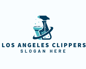 Cleaning Spray Sanitation Logo