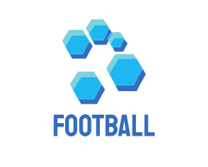 Software - Blue Hexagon Hive logo design