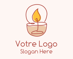 Relaxing Scented Candle Logo