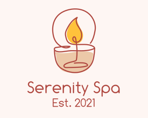 Relaxing - Relaxing Scented Candle logo design